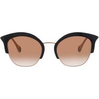 Woow Women's Sunglasses - Intense Black Stainless Steel Frame | SUPER LUCKY 2 0045 ,