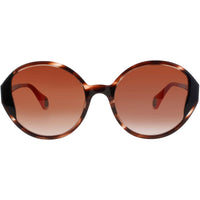 Woow Women's Sunglasses - Brown Horn Oversized Shape Full Rim Frame | SUPER SKY 1 0010 ,