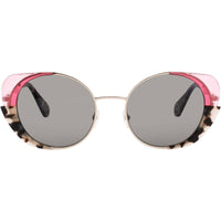 Woow Women's Sunglasses - Transparent Black Currant Round Frame | SUPER WILD 1 0114 ,