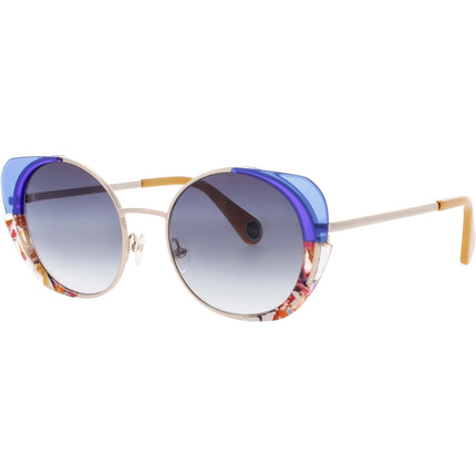Woow Women's Sunglasses - Clear Klein Blue Stainless Steel Frame | SUPER WILD 1 0322 ,