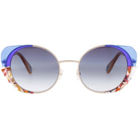 Woow Women's Sunglasses - Clear Klein Blue Stainless Steel Frame | SUPER WILD 1 0322 ,