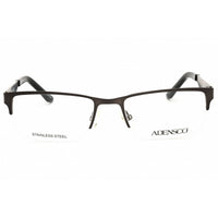 Adensco Men's Eyeglasses - Semi Matte Dark Ruthenium Half Rim Frame | Ad 115 0R80 00 ,