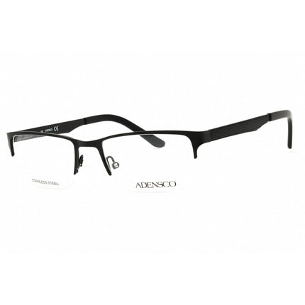 Adensco Men's Eyeglasses - Matte Black Rectangular Half Rim Frame | Ad 115 0003 00 ,