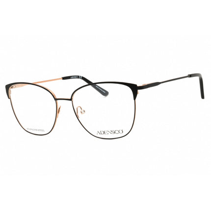 Adensco Women's Eyeglasses - Matte Black Metal Rectangular Frame | AD 251 0003 00 ,