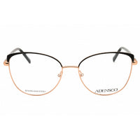Adensco Women's Eyeglasses - Black/Shaded Pink Metal Cat Eye Frame | AD 253 0LK8 00 ,