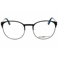 BMW Men's Eyeglasses - Matte Black Round Shape Metal Full Rim Frame | BS5001 002 ,