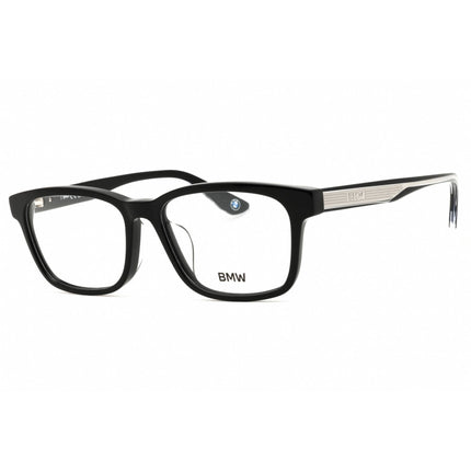 BMW Men's Eyeglasses - Shiny Black Rectangular Acetate Full Rim Frame | BW5081-H 001 ,