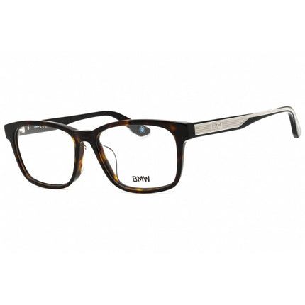 BMW Men's Eyeglasses - Dark Havana Rectangular Acetate Full Rim Frame | BW5081-H 052 ,