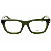 Burberry Men's Eyeglasses - Green Acetate Rectangular Frame, 53mm | 0BE2419 4148 ,