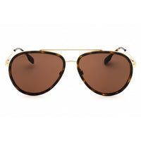 Burberry Unisex Sunglasses - Gold/Havana/Black Metal Aviator Frame | 0BE3125 101773 ,