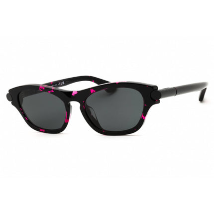 Burberry Unisex Sunglasses - Fuchsia Havana Acetate Oval Frame | 0BE4430U 412687 ,