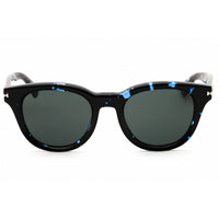 Burberry Men's Sunglasses - Blue Havana Acetate Round Full Rim | 0BE4439 411187 ,