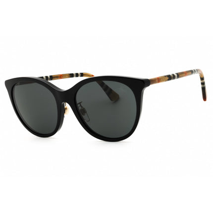 Burberry Women's Sunglasses - Black Plastic Round Full Rim Frame | 0BE4464D 416187 ,