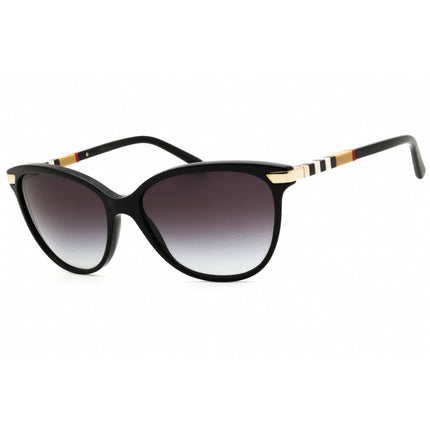Burberry Unisex Sunglasses - Black Acetate Oval Shape Full Rim Frame | BE4216 30018G ,