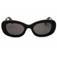 Bvlgari Women's Sunglasses - Shiny Black Acetate Oval Frame | BV40039I B.ZERO1 01A ,