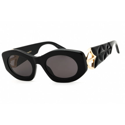 Bvlgari Women's Sunglasses - Shiny Black Acetate Cat Eye Frame | BV40049I CALLA 01A ,