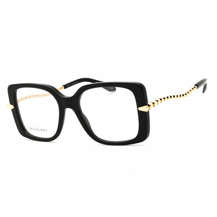Bvlgari Women's Eyeglasses - Shiny Black Acetate Frame | BV50044I SERPENTI VIPER 001 ,