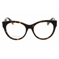 Bvlgari Women's Eyeglasses - Dark Havana Acetate Round Frame | BV50048I TUBOGAS 052 ,