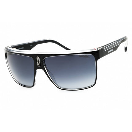 Carrera Men's Sunglasses - Black/White Plastic Rectangular Shape Frame | 22/N 080S 9O ,