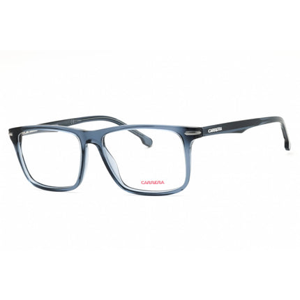Carrera Men's Eyeglasses - Blue Plastic Rectangular Shape Full Rim Frame | 286 0PJP 00 ,