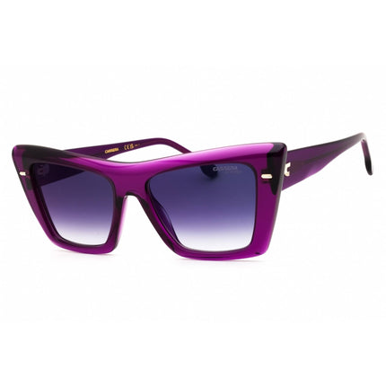 Carrera Women's Sunglasses - Violet Plastic Cat Eye Full Rim Frame | 3046/S 0B3V KM ,