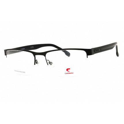 Carrera Men's Eyeglasses - Matte Black Rectangular Shape Half Rim Frame | 8888 0003 00 ,