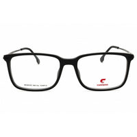 Carrera Men's Eyeglasses - Matte Black/Red Plastic Rectangular Frame | 8897 0BLX 00 ,