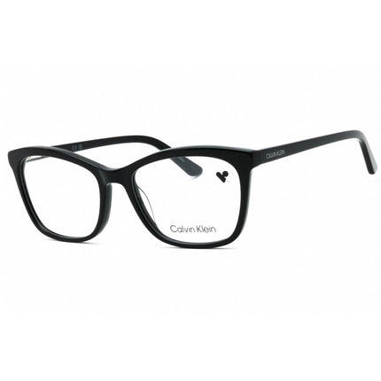 Calvin Klein Women's Eyeglasses - Black Acetate Cat Eye Full Rim Frame | CK19529 001 ,
