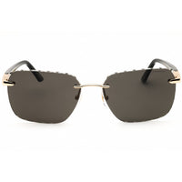 Chopard Men's Sunglasses - Rose Gold Metal Rectangular Rimless Frame | SCHG62 300P ,