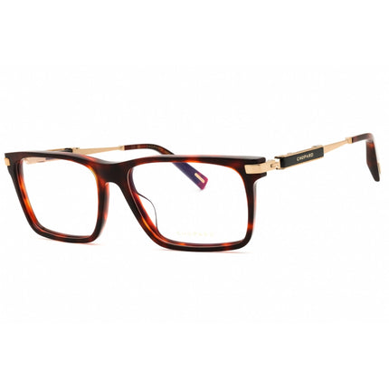 Chopard Men's Eyeglasses - Shiny Red Havana Acetate Rectangular Frame | VCH364 09AT ,