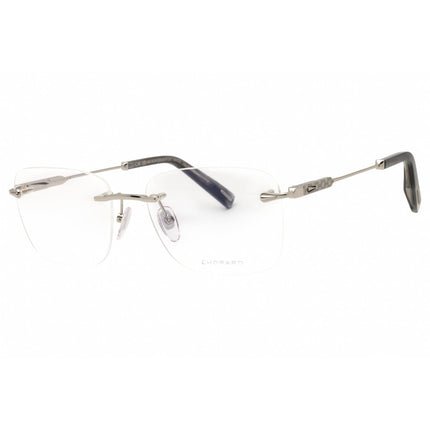 Chopard Men's Eyeglasses - Shiny Palladium Metal Rectangular Frame | VCHG58 0579 ,