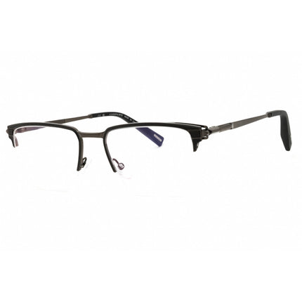 Chopard Unisex Eyeglasses - Shiny Gunmetal Metal Rectangular Frame | VCHL20V 0K56 ,