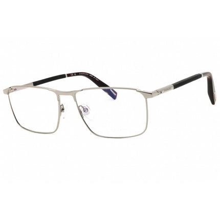 Chopard Men's Eyeglasses - Shiny Gunmetal Metal Rectangular Frame | VCHL76 0509 ,