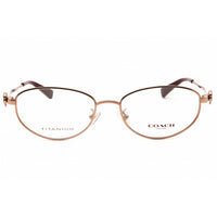 Coach Women's Eyeglasses - Shiny Rose Gold Titanium Oval Frame | 0HC5161TD 9331 ,
