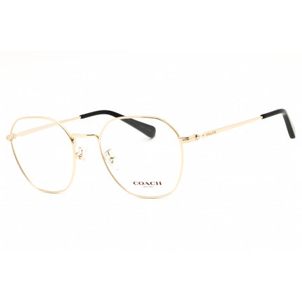 Coach Men's Eyeglasses - Shiny Light Gold Metal Round Full Rim Frame | 0HC5170 9005 ,