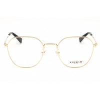 Coach Men's Eyeglasses - Shiny Light Gold Metal Round Full Rim Frame | 0HC5170 9005 ,