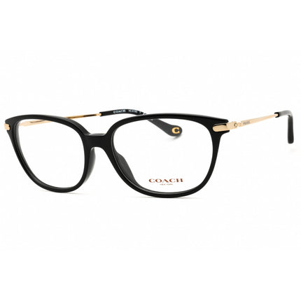 Coach Women's Eyeglasses - Black Plastic Oval Shape Full Rim Frame | 0HC6185 5002 ,