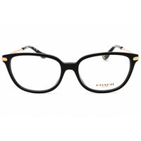 Coach Women's Eyeglasses - Black Plastic Oval Shape Full Rim Frame | 0HC6185 5002 ,