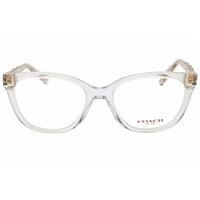 Coach Women's Eyeglasses - Crystal Plastic Rectangular Full Rim Frame | 0HC6186 5111 ,