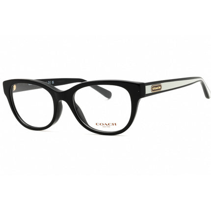 Coach Women's Eyeglasses - Black Acetate Oval Shape Full Rim Frame | 0HC6187 5002 ,