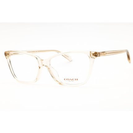 Coach Women's Eyeglasses - Transparent Yellow Acetate Cat Eye Frame | 0HC6206U 5736 ,