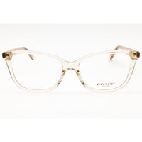 Coach Women's Eyeglasses - Transparent Yellow Acetate Cat Eye Frame | 0HC6206U 5736 ,