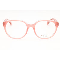Coach Women's Eyeglasses - Milky Pink Plastic Round Full Rim Frame | 0HC6209U 5743 ,