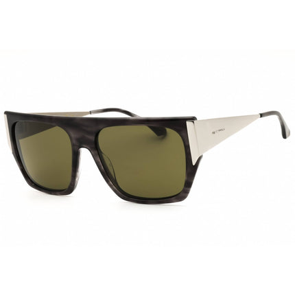 Etro Unisex Sunglasses - Grey Horn Plastic Rectangular Shape Frame | 0051/G/S 02W8 QT ,