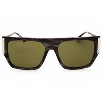 Etro Unisex Sunglasses - Grey Horn Plastic Rectangular Shape Frame | 0051/G/S 02W8 QT ,