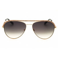 Guess Women's Sunglasses - Shiny Deep Gold Aviator Full Rim Frame | GU00271 32P ,