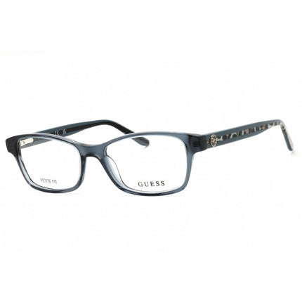 Guess Women's Eyeglasses - Blue Acetate Rectangular Full Rim Frame | GU2874 090 ,