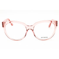 Guess Women's Eyeglasses - Transparent Shiny Light Pink Acetate Frame | GU50232 072 ,