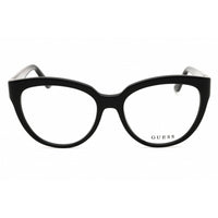Guess Women's Eyeglasses - Shiny Black Acetate Cat Eye Full Rim Frame | GU50232 001 ,