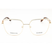 Guess Women's Eyeglasses - White/Brown Cat Eye Metal Full Rim Frame | GU2983 024 ,